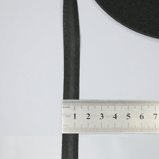 12mm Grey Cotton Bias-Binding 1m