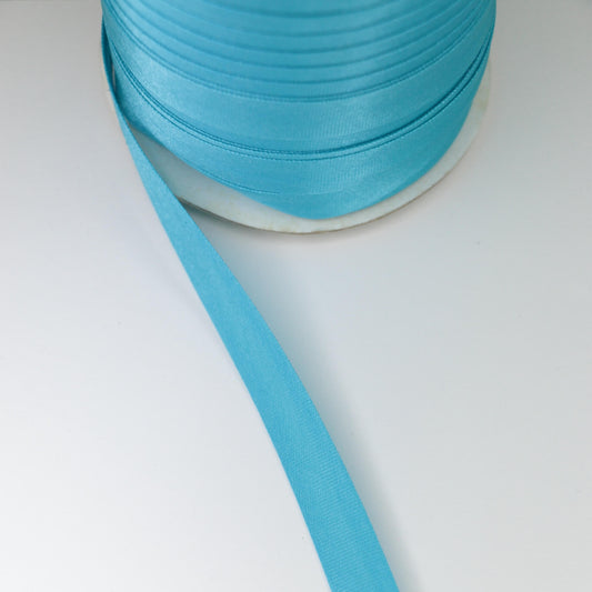 15mm Blue Satin Bias-Binding 1m