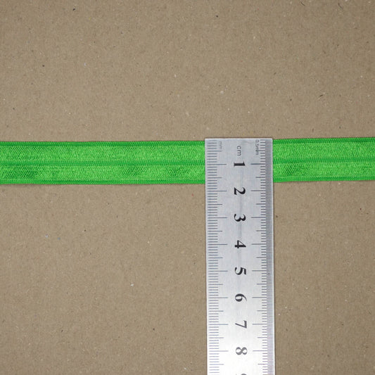 16mm Green Foldover Elastic 457cm