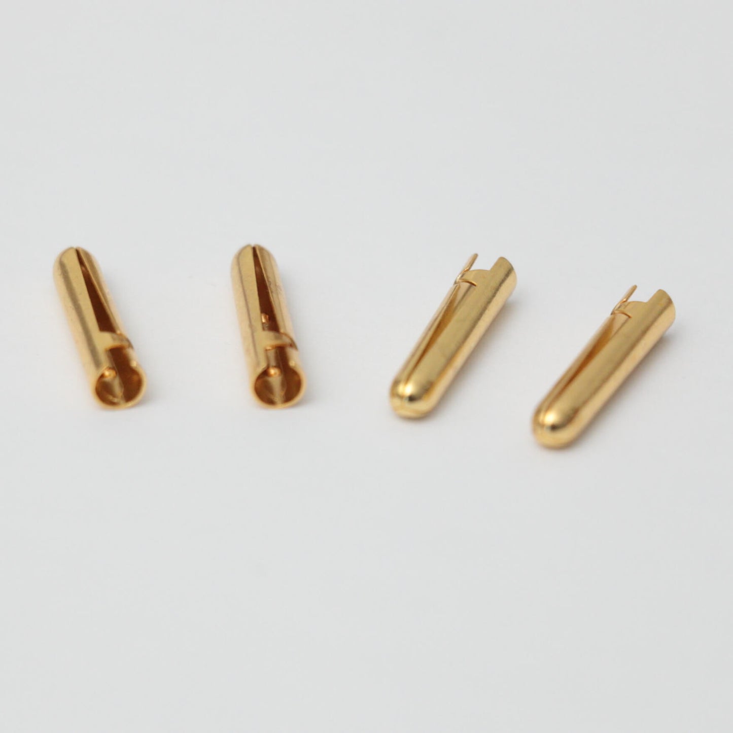 20mm Brass Metal Aglets 4pk