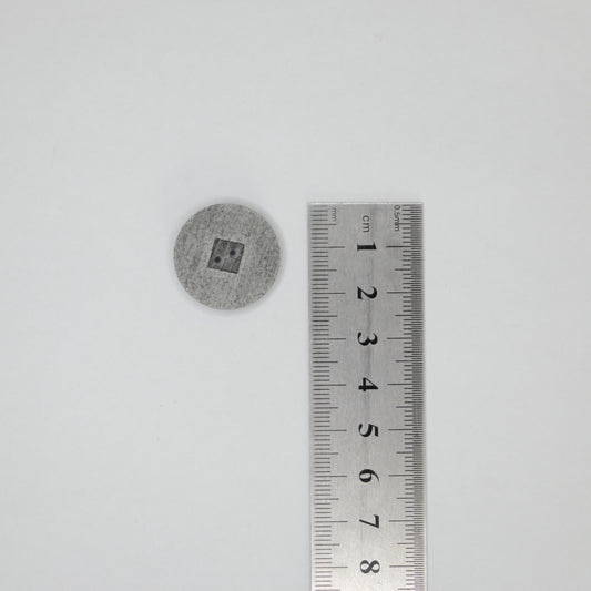 23mm Slate Grey 2-Hole Buttons 10pk