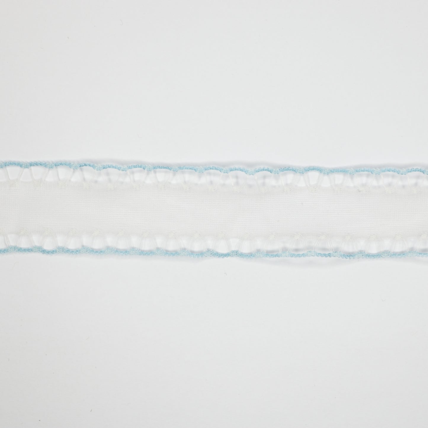 25mm Blue & White Mesh Trim 5m