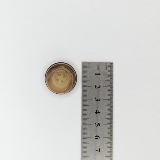 26mm Tan Marble-Look 4-Hole Buttons 10pk