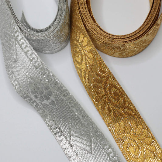 23mm Gold & 27mm Silver Tribal Trim Bundle 4m