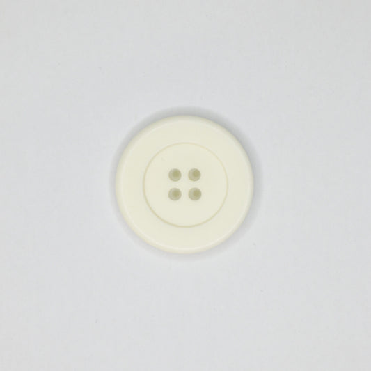 27mm Off-White Plastic 4H Buttons 10pk
