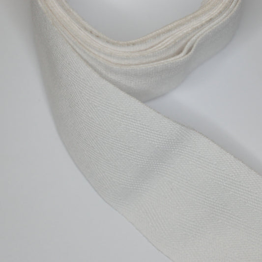 50mm White Twill Tape 2m