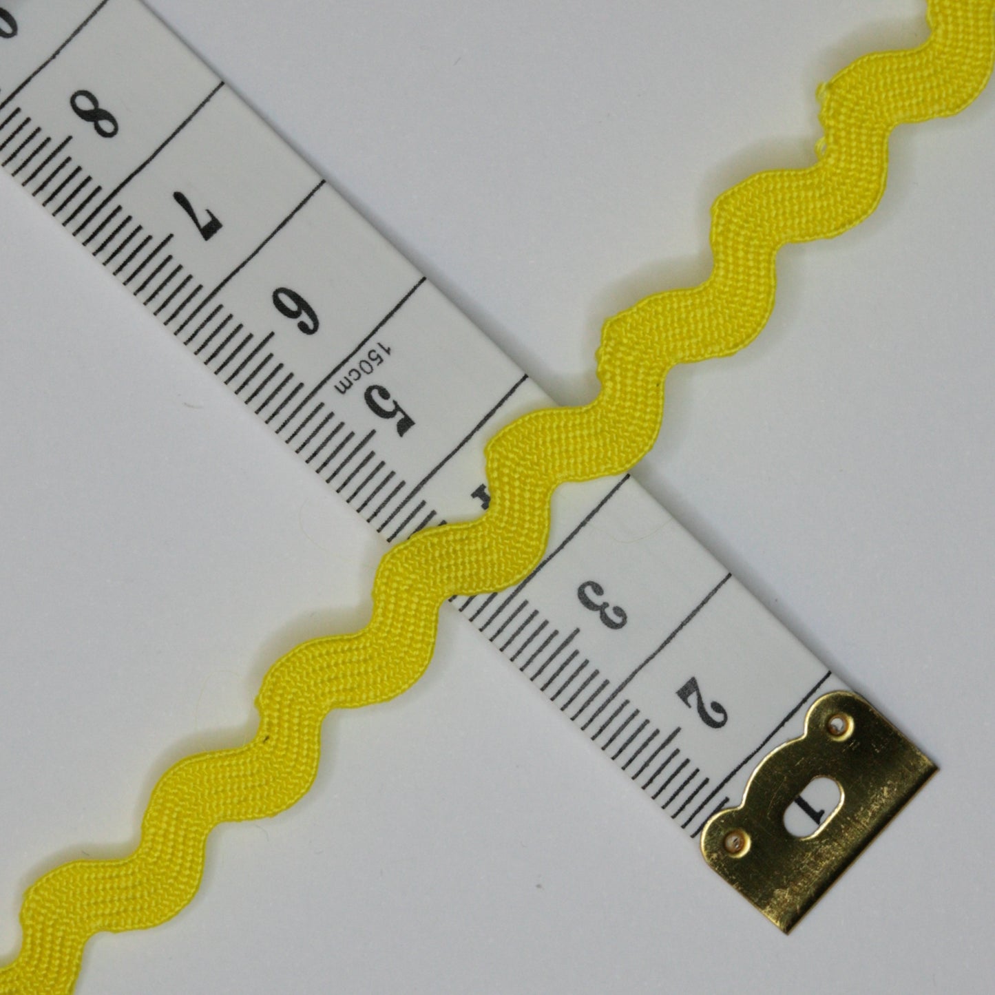 8mm Yellow Ric-Rac Trim 3m