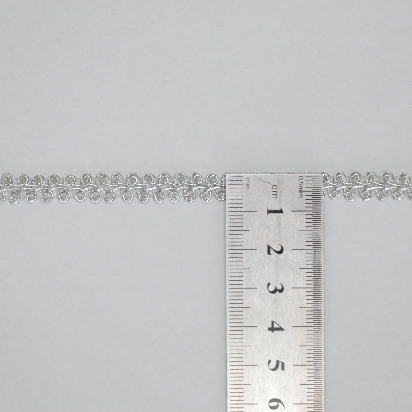 8mm Silver Trim per/metre