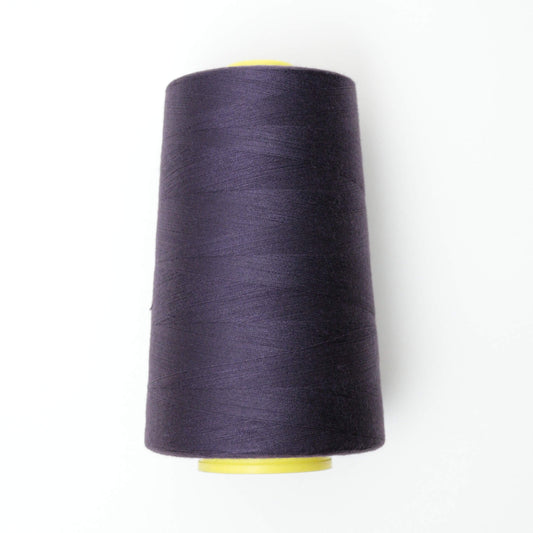 Aubergine Spun Polyester 120s Machine Sewing Thread 5000 Yard Cones