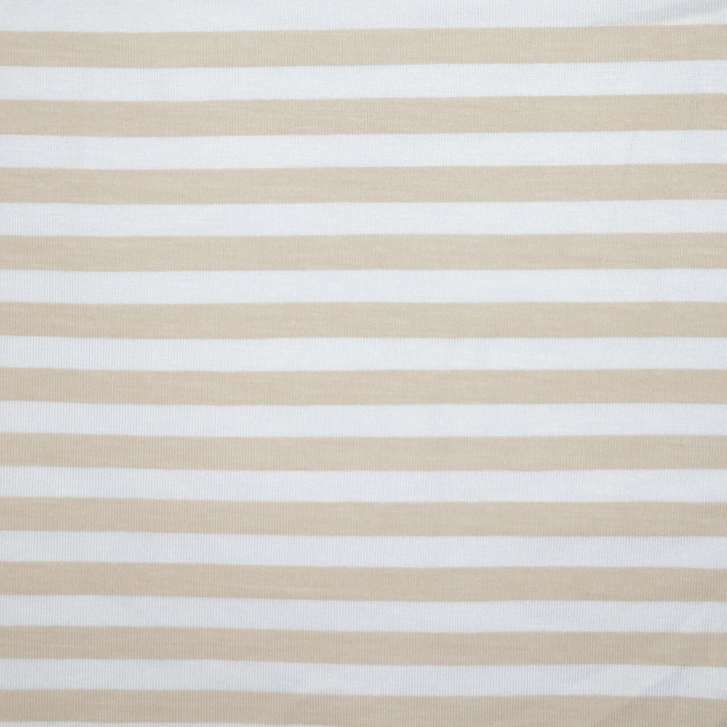Beige & White Striped Jersey 1m