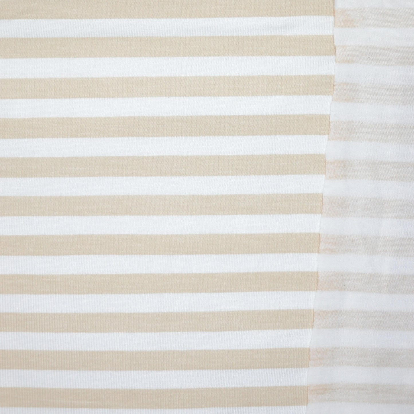 Beige & White Striped Jersey 1m
