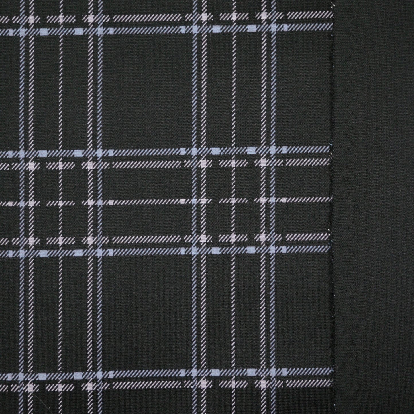 Black Check Ponte 1m