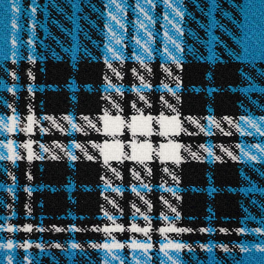 Blue Check Boucle 1m