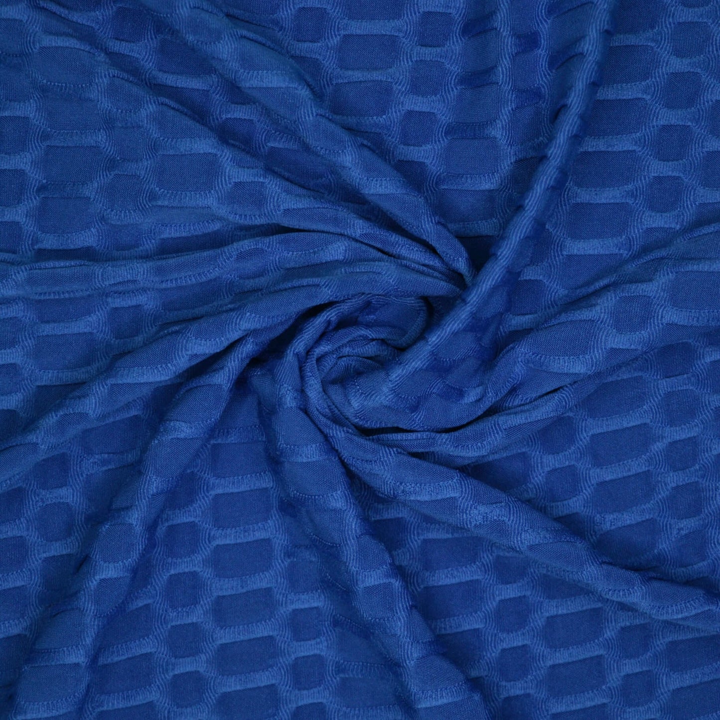 Royal Blue Honeycomb Jersey 1m