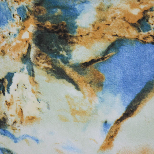 Blue Marble Viscose 1m