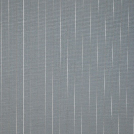 Blue Pin Stripe Ponte Roma per/metre