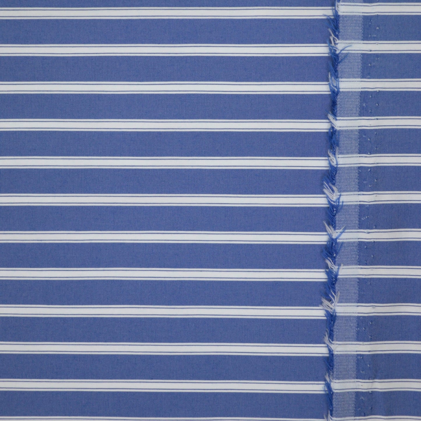 Blue Stripe Polycotton 1m