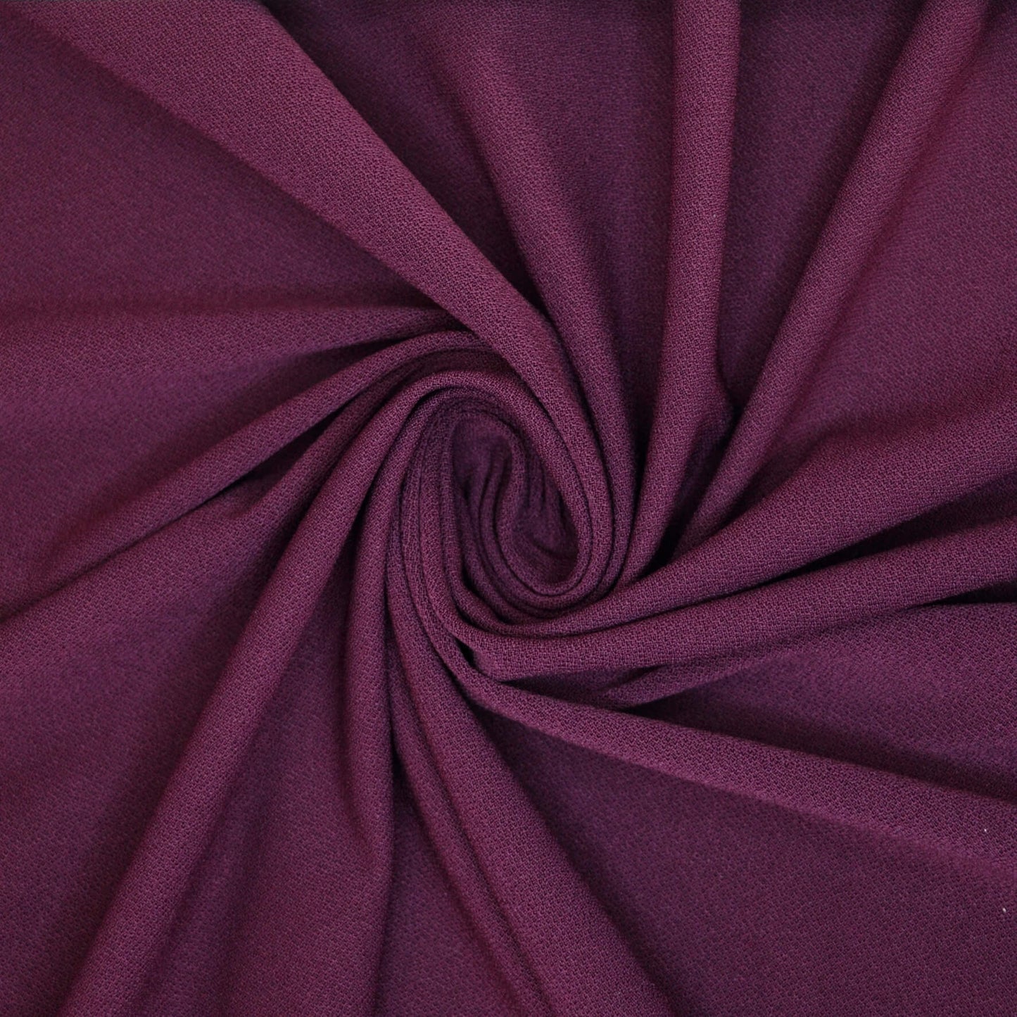 Burgundy Crepe de Chine 1m