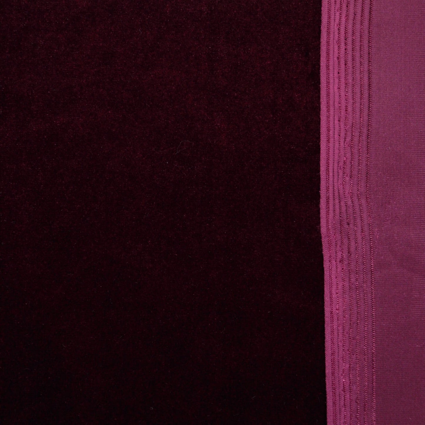 Burgundy Spandex Velour 1m