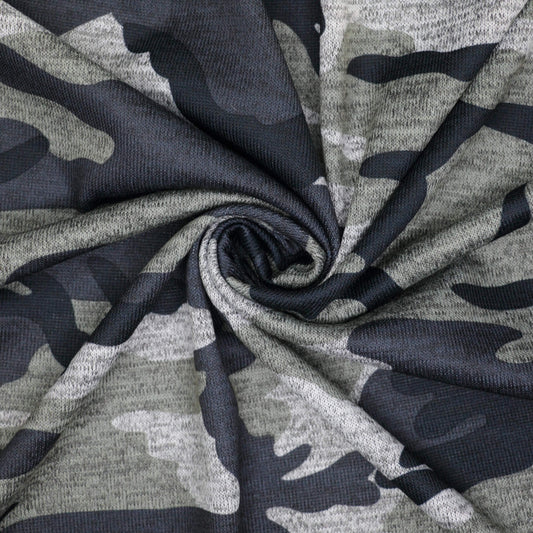 Camo Melange Knit 1m