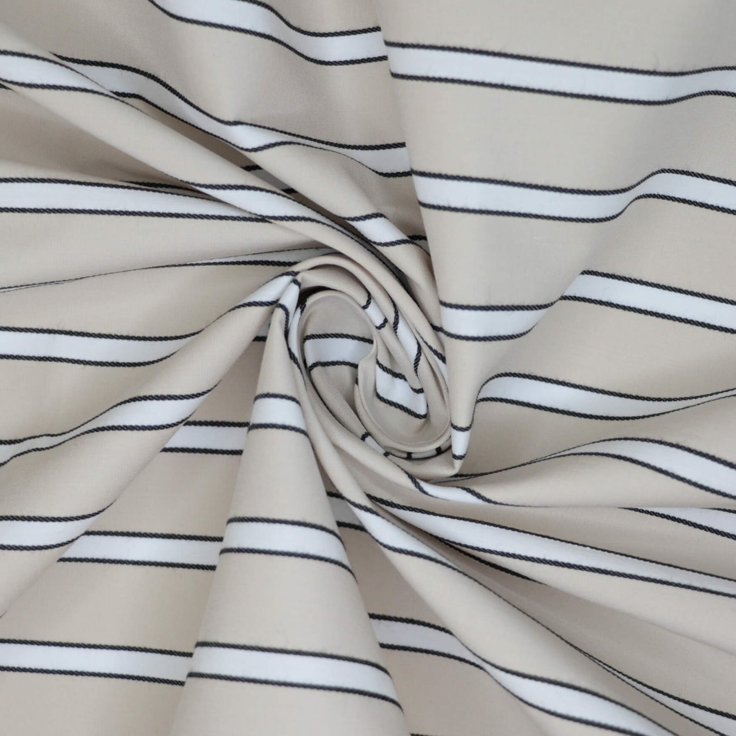 Cream Stripe Bengaline 1m
