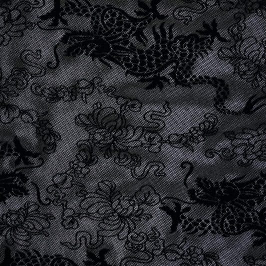 Dragon Flock Stretch Mesh 1m