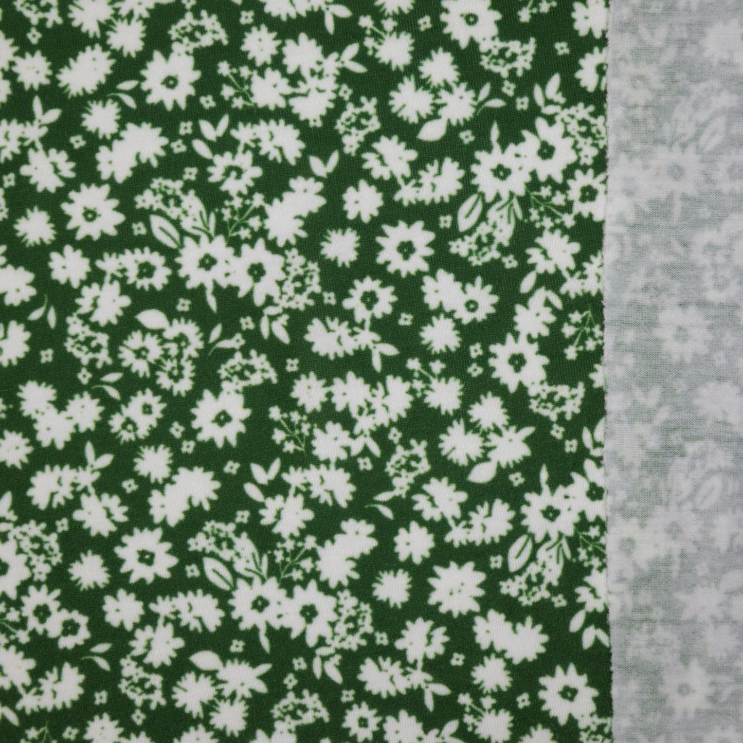 Green Floral Jersey 1m