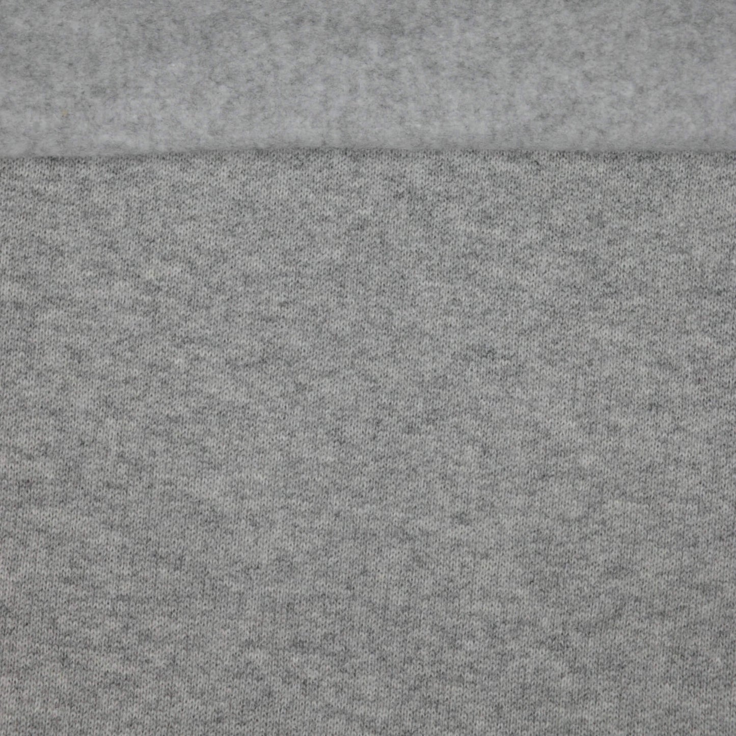 Grey Melange Fleece-Back Tubular Sweatshirt 1m