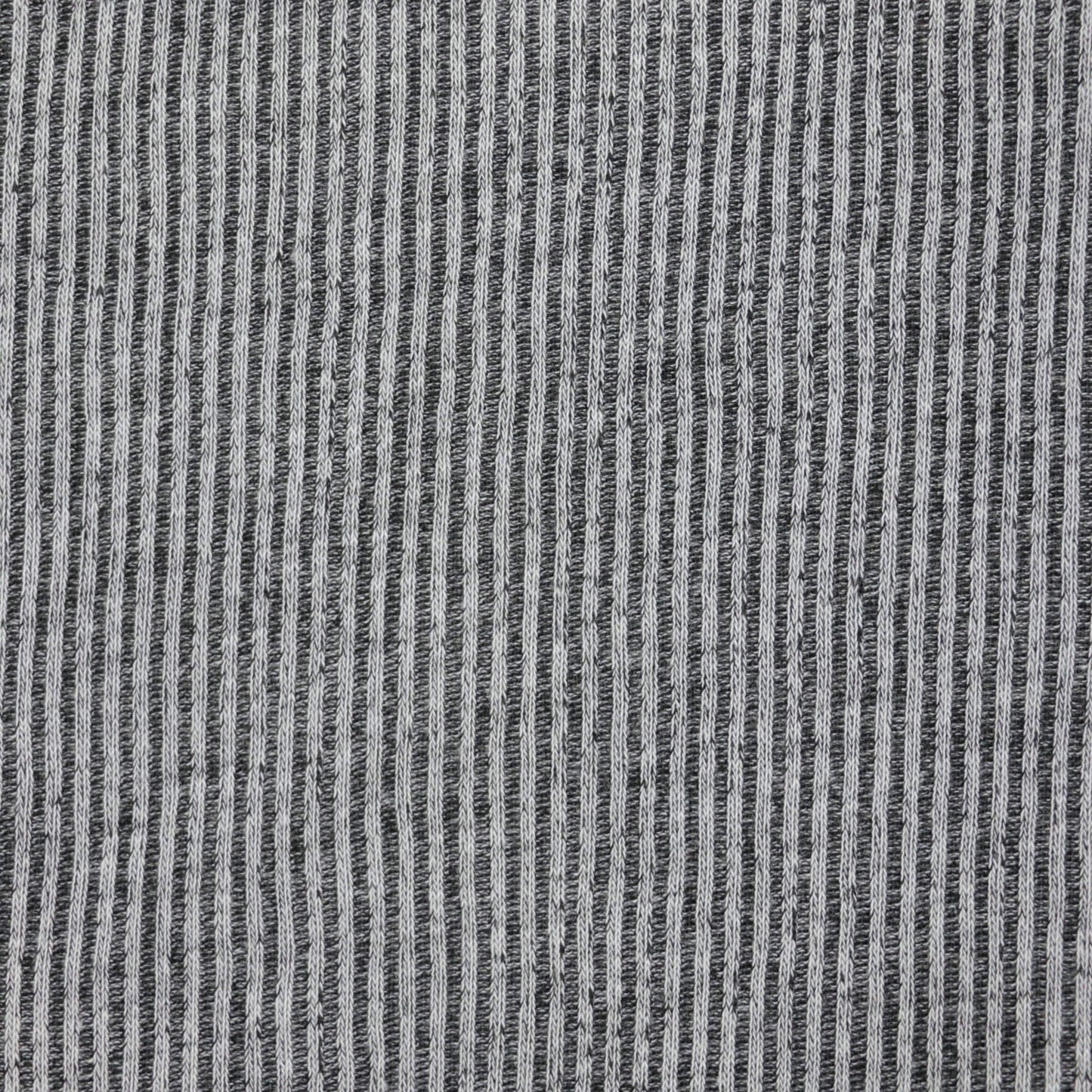 Grey Ribbed Knit Jersey 1m