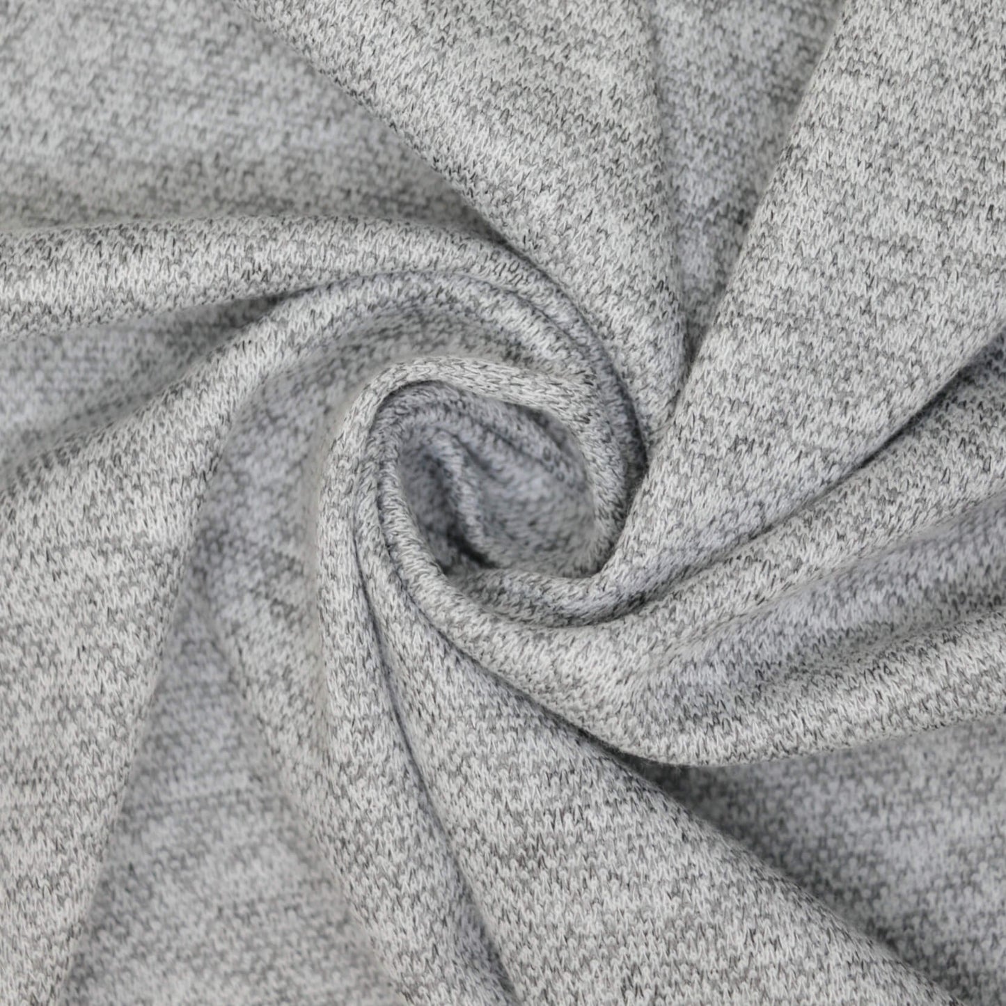 Grey Speckled Knit Jersey 1m