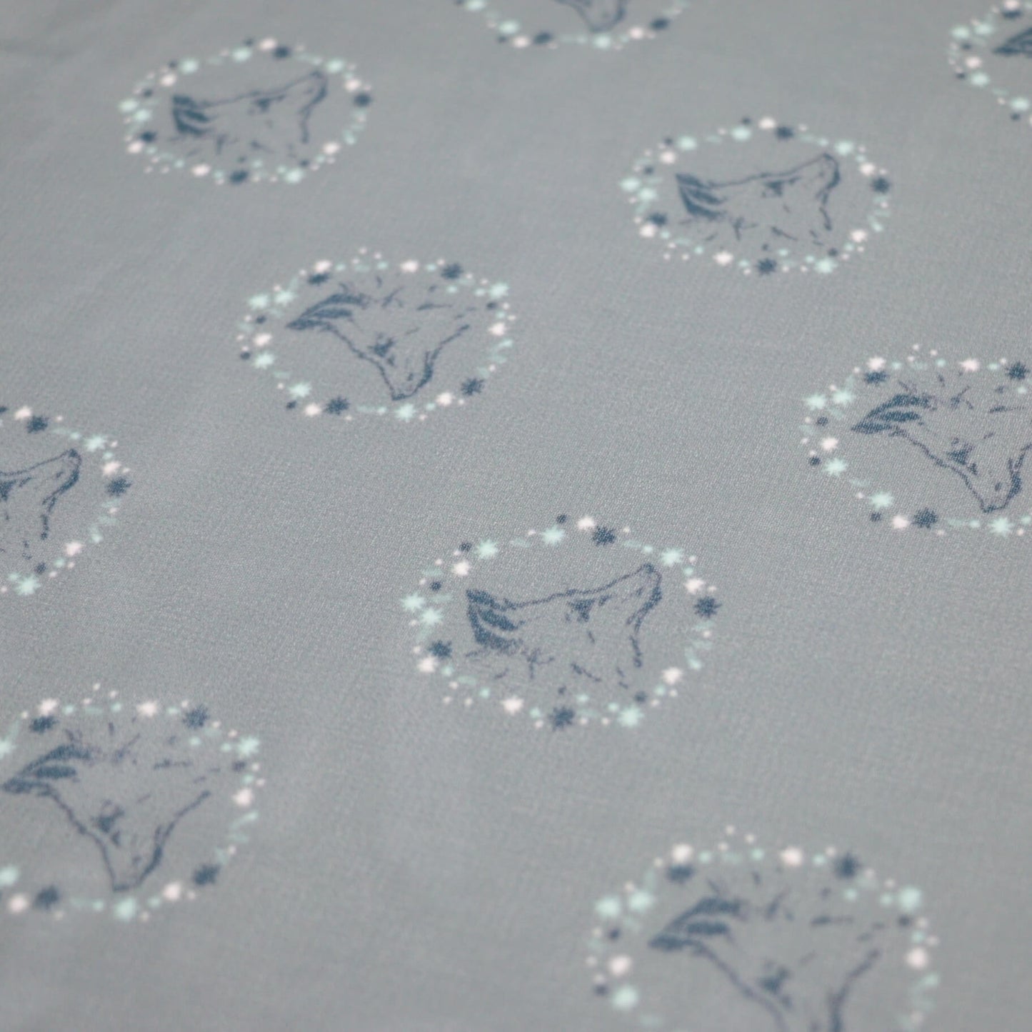Grey Wolves Chiffon 1m