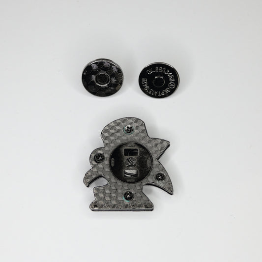 Gunmetal Beak Doctor Magnetic Bag Closure