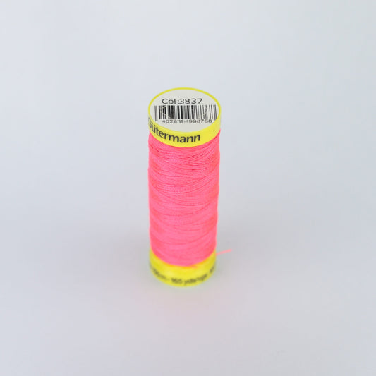 Gutermann Maraflex Polyester 80/30 Neon Pink (Col 3837) 150m