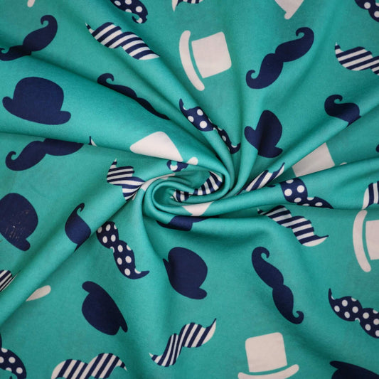 Hat/Mustache Green Scuba 1m