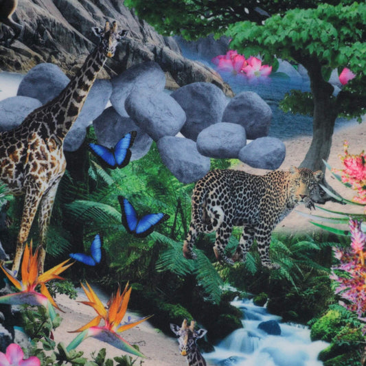 Jungle Scene Scuba 1m