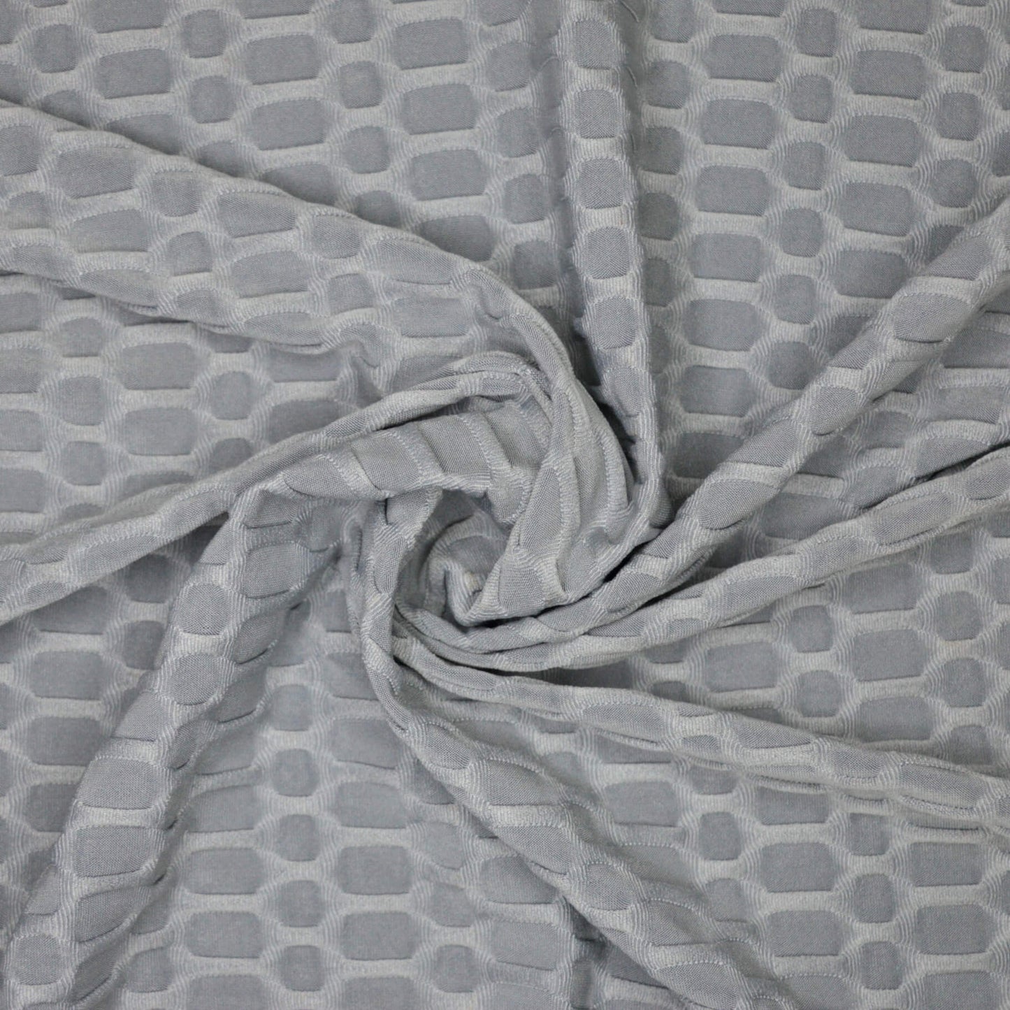Light Grey Honeycomb Jersey 1m