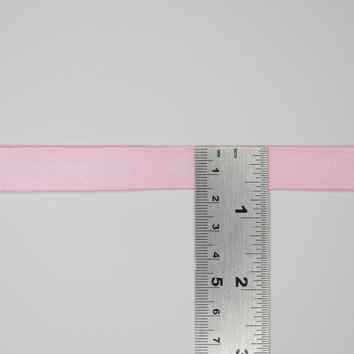 Light Pink Satin Folded Bias-Binding per/metre