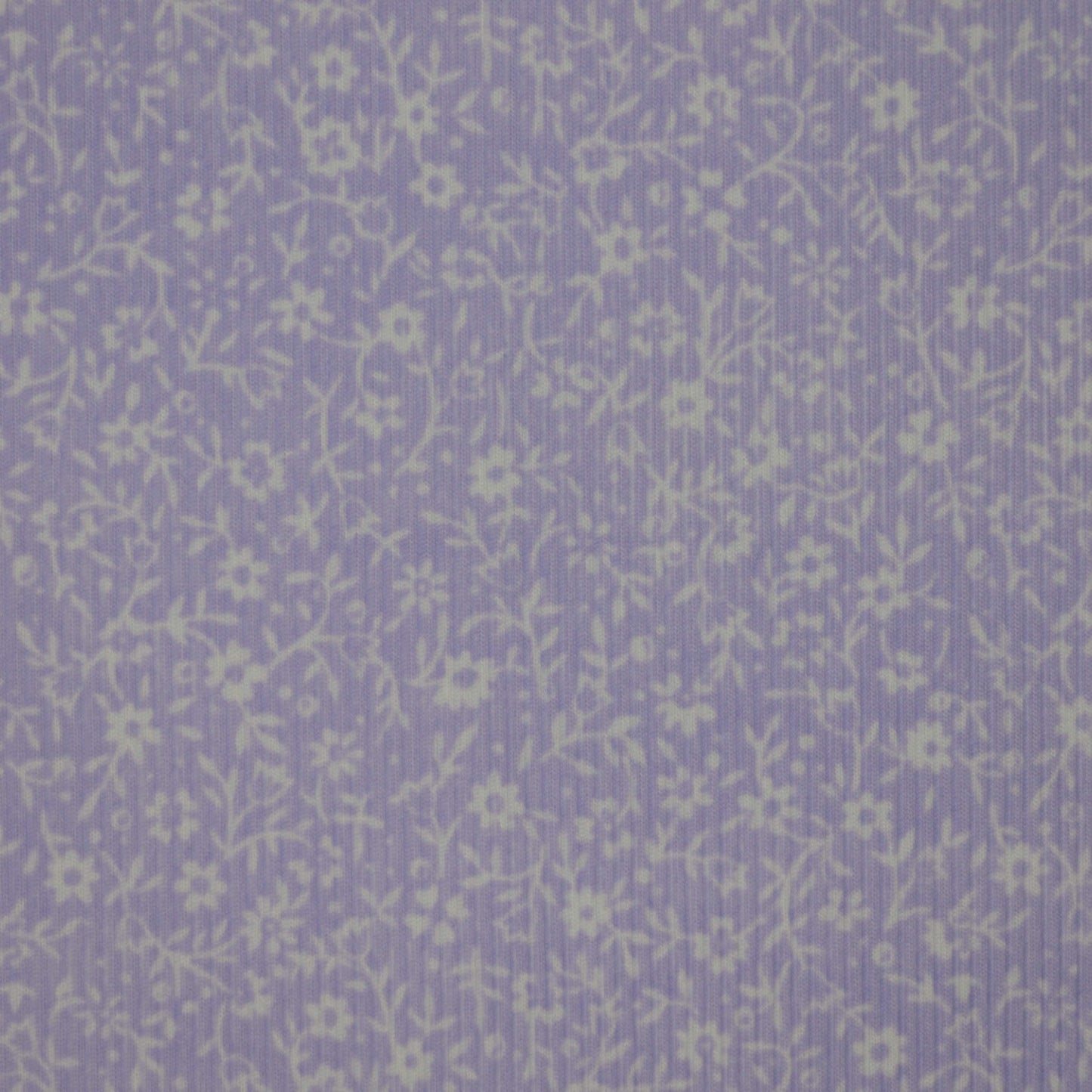 Lilac Ditsy Ribbed Jersey 1m