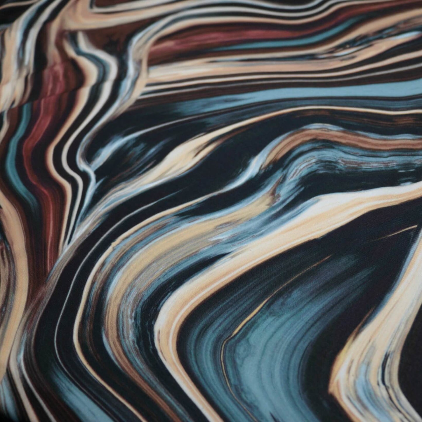 Marble Wavy Print ITY 1m