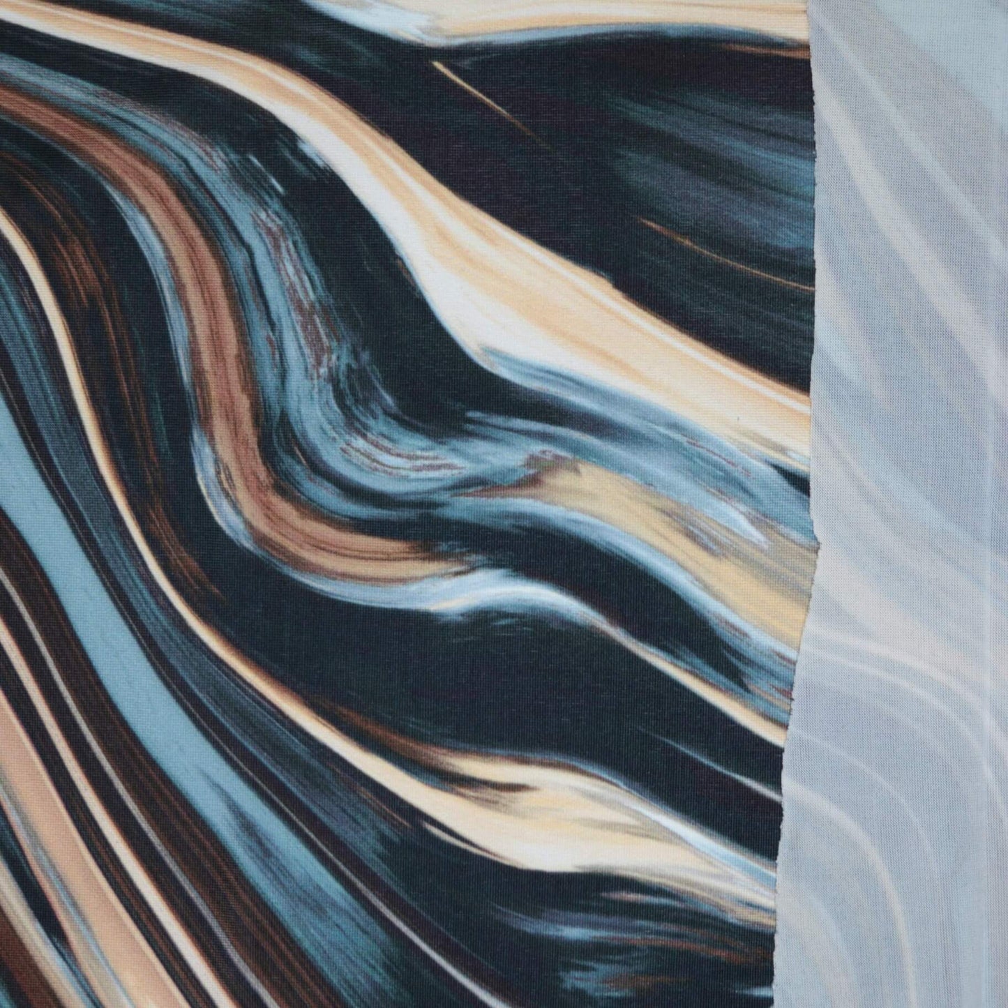 Marble Wavy Print ITY 1m