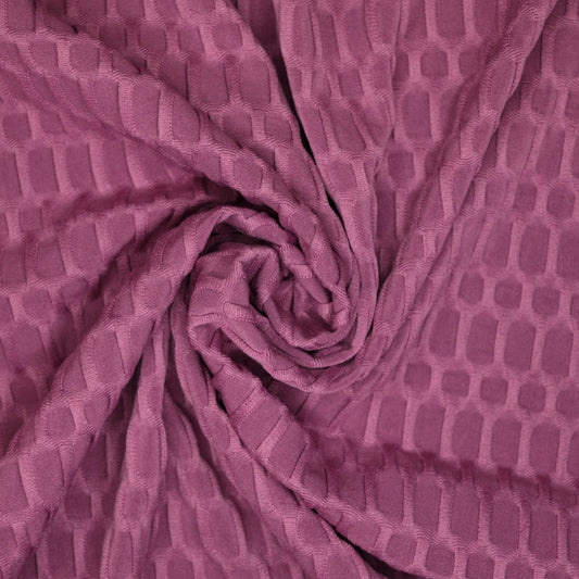 Mauve Honeycomb Jersey 1m