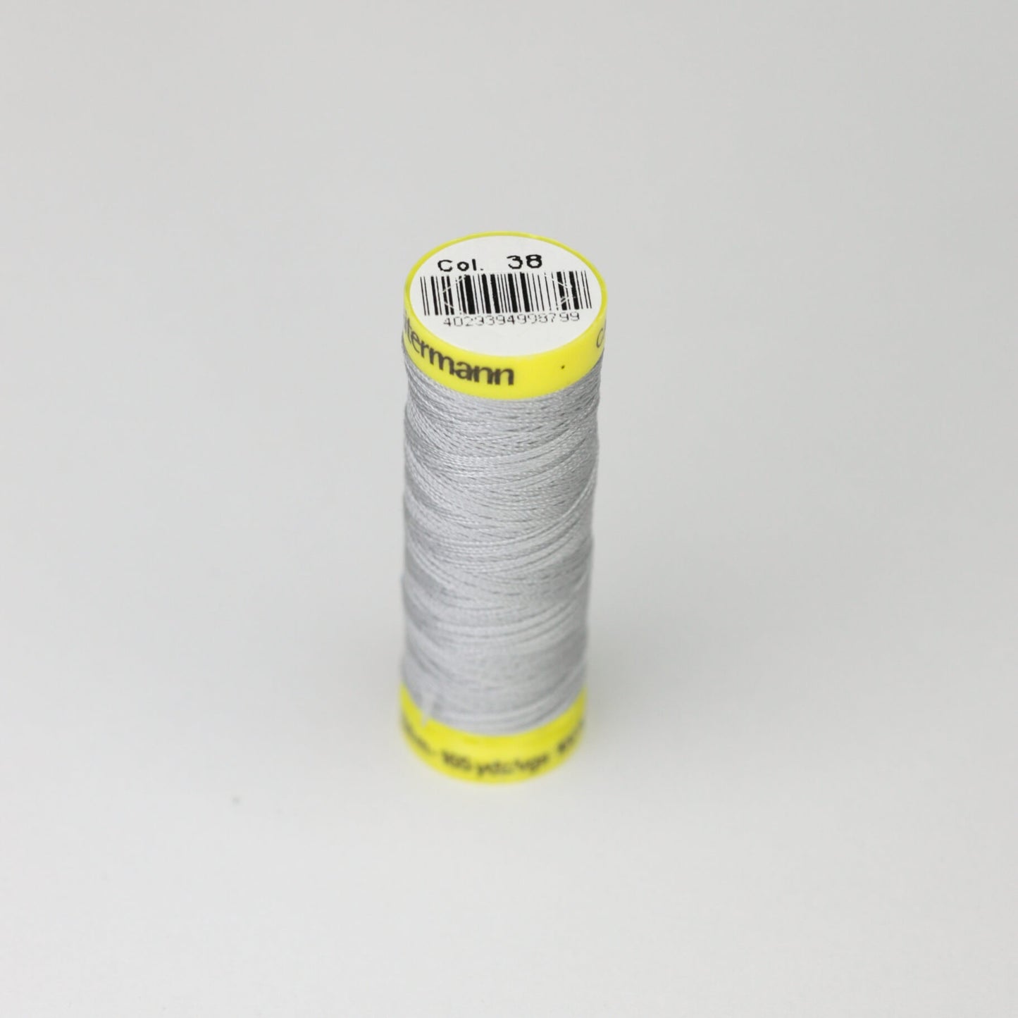 Mid Silver Gutermann Maraflex Stretch Thread (Col 38) 150m