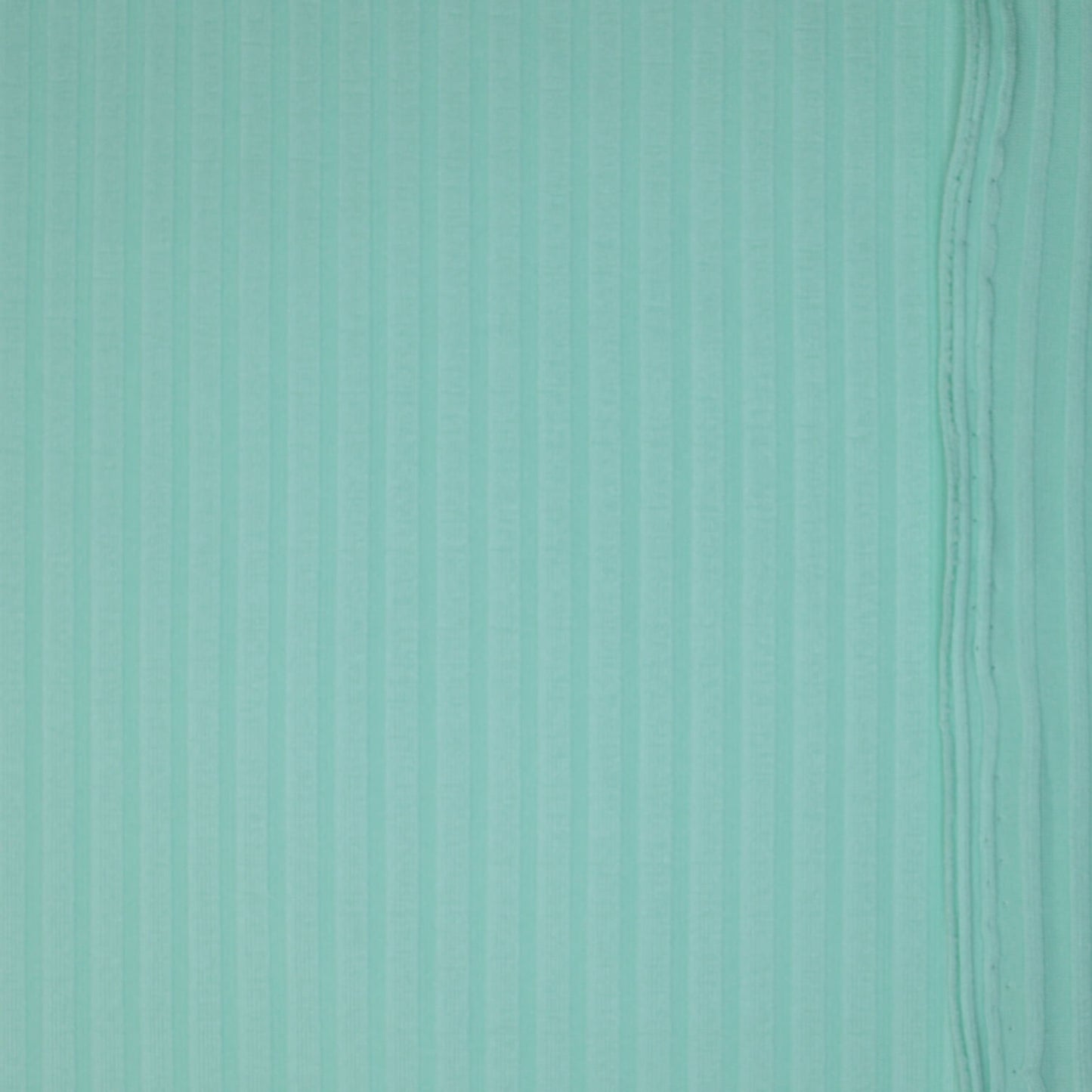 Mint Blue Ribbed Knit Jersey per/metre
