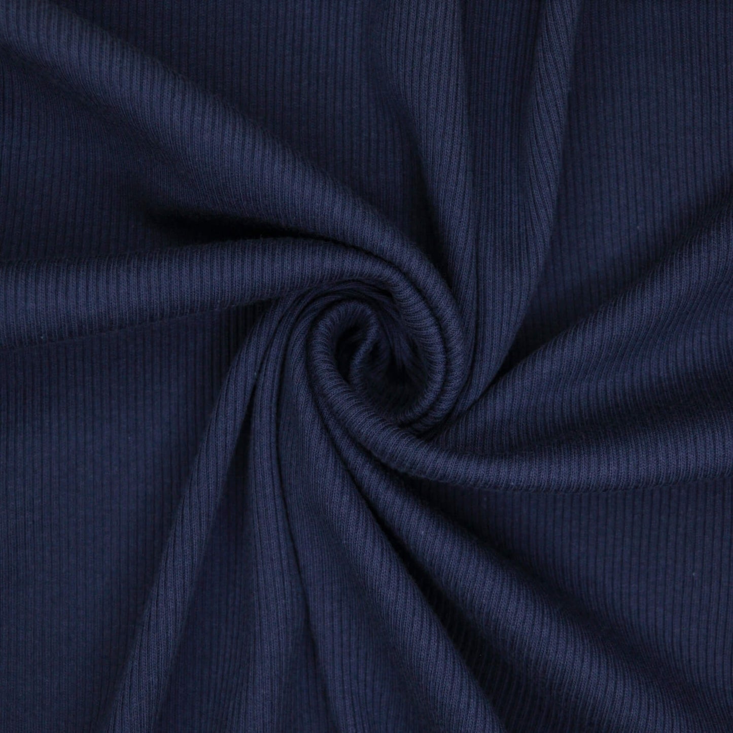 Navy Ribbed Jersey 1m