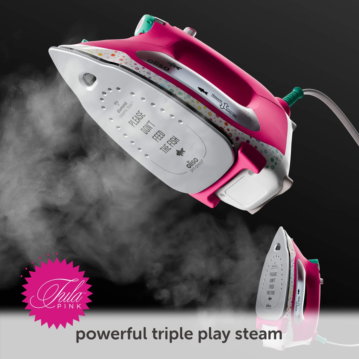 Oliso Smart Iron Tula Pink TG1600 Pro Plus
