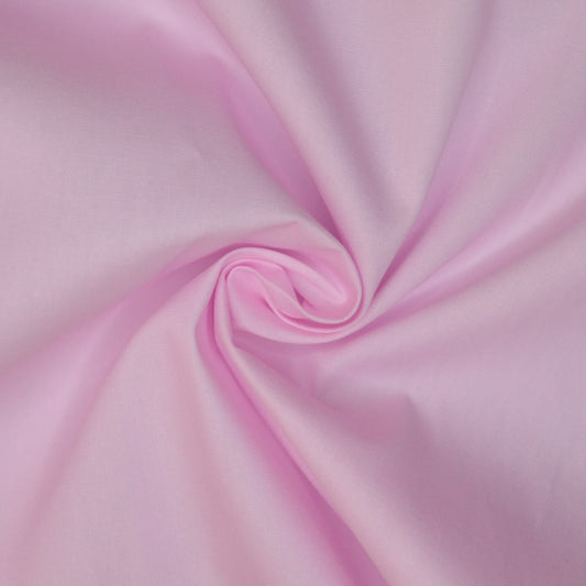 Plain Pink 100% Cotton 1m
