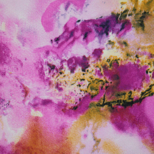 Pink Marble 100% Viscose 1m