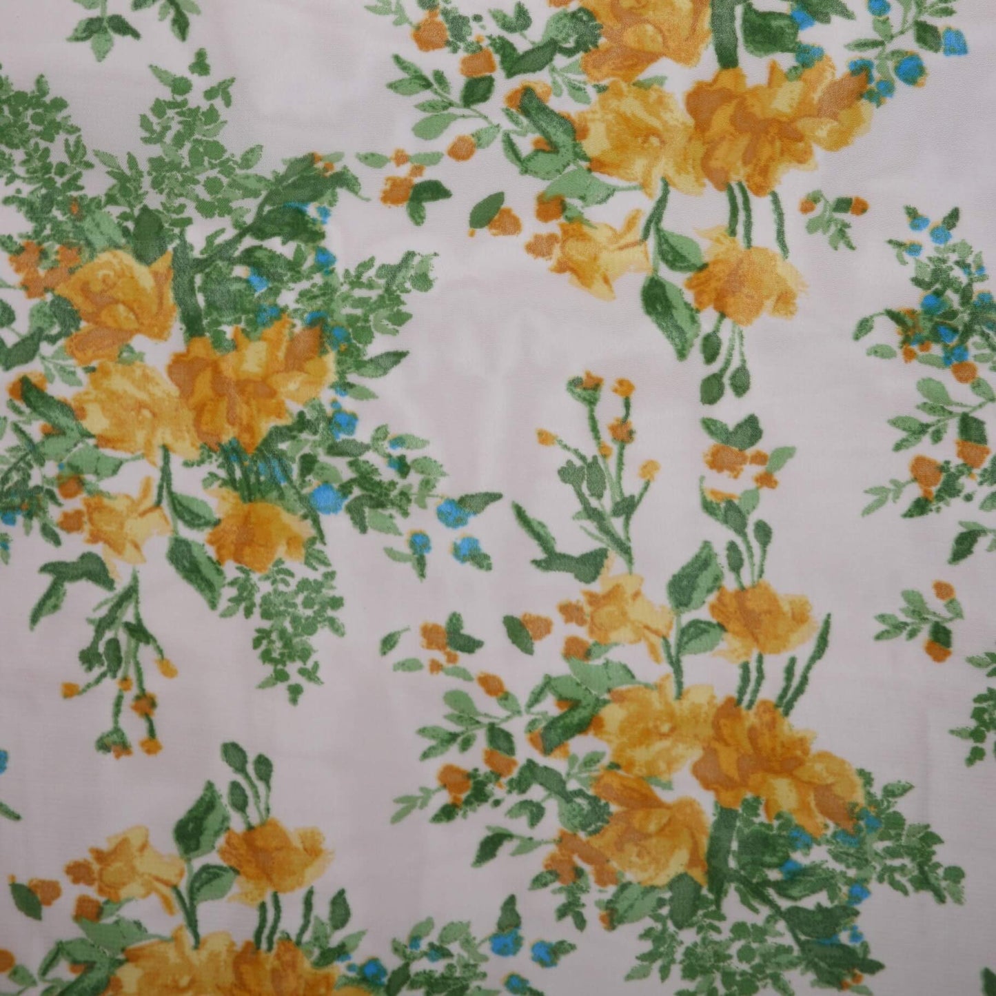 Pink/Orange Floral Chiffon 1m