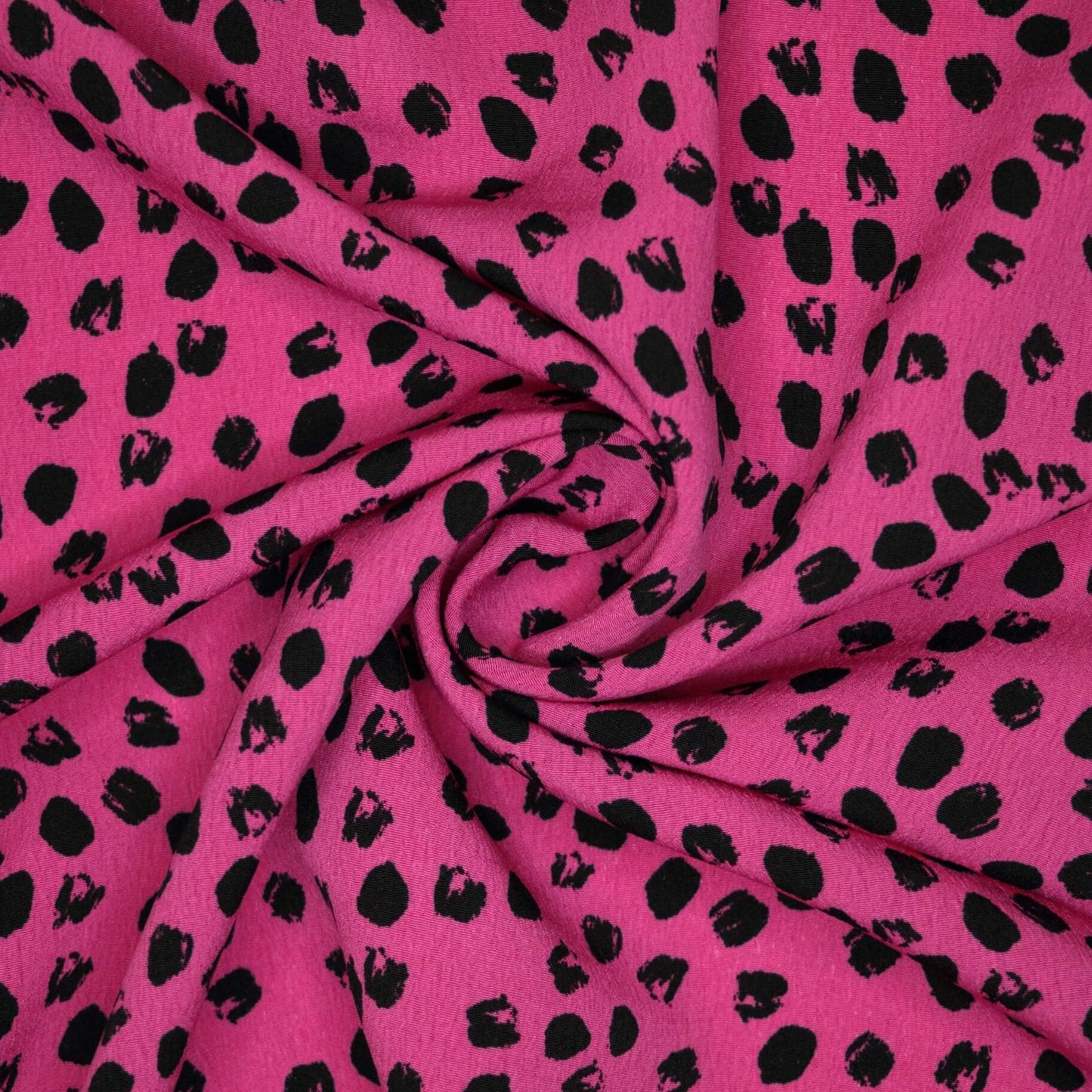 Pink Spot Moracain Crepe 1m