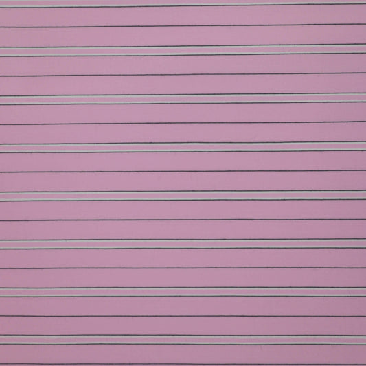 Pink Stripe Polycotton 1m